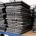 Laptops — prepared for secure IT asset removal