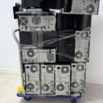 Desktop computer on a mobile cart — prepared for secure IT asset removal